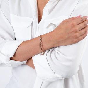 Pulsera Triple Cadena Dorado Tatienne