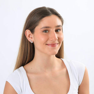 Set De Aros Rina Plateado I-D