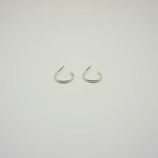 Aros Argollas Plateadas Natural Mystic Paloma Tatienne