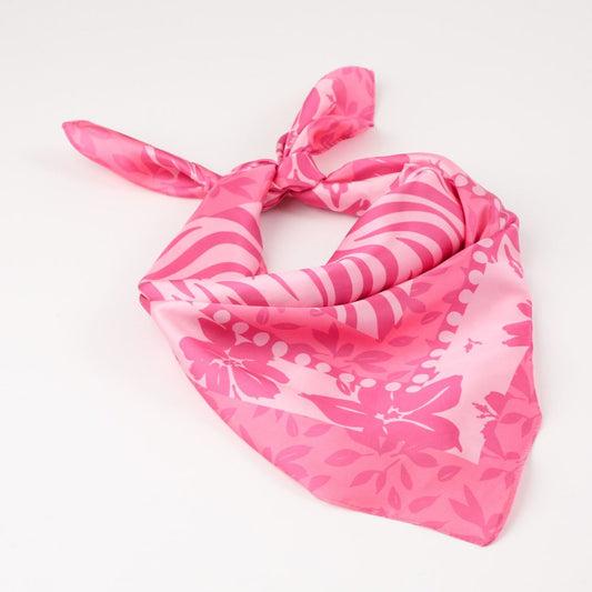 Bandana Myrtos Floral Fucsia Id