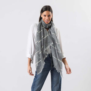 Pañuelo Liso Calbuco Gris Tatienne