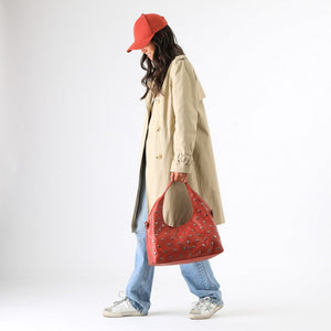 Cartera Hombro Anais Rojo Humana