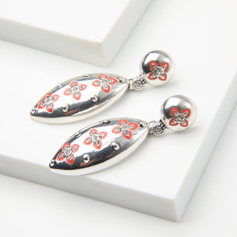 Aros Medianos Andrea Plateado Tatienne