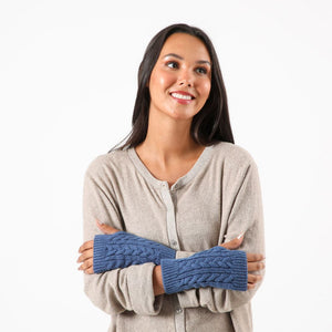 Guante  Lana Astral Azul I-D