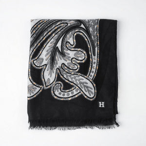 Pañuelo Estampado Jon Negro Humana