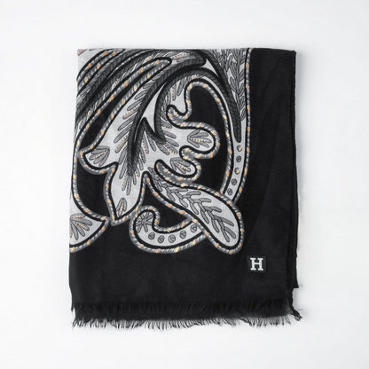 Pañuelo Estampado Jon Negro Humana