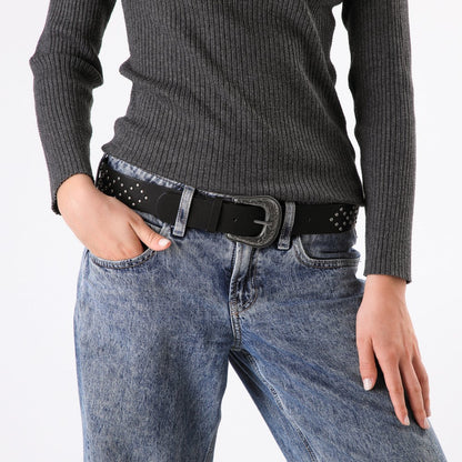 Cinturon Oviedo Negro I-D