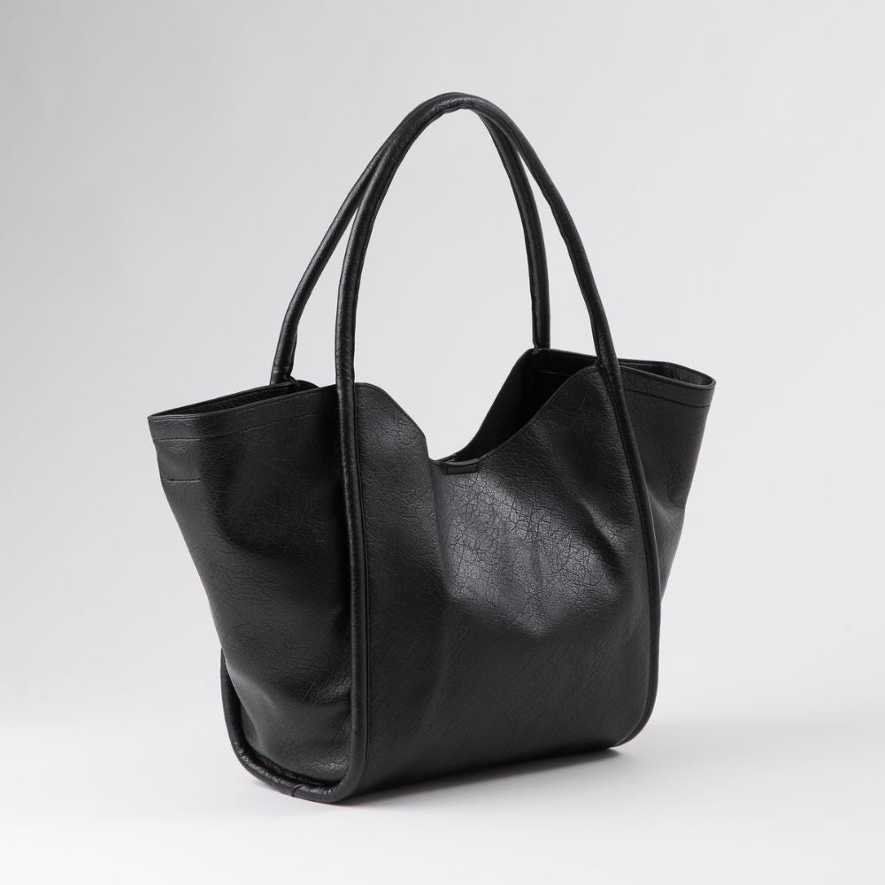 Cartera Tote Ecocuero Carla Negro Humana