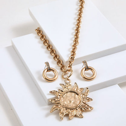 Set De Collar Solei Dorado Humana