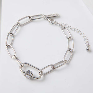 Pulsera Tenerife Plateada Humana