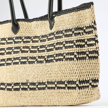 Cartera De Playa Corcega Black Humana