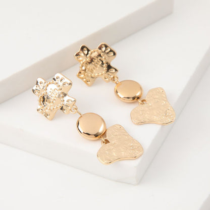 Aros Largo Vacay Charms 25 Dorado i-D
