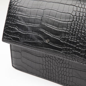 Cartera Bandolera Ecocuero Calais Negro  i-D