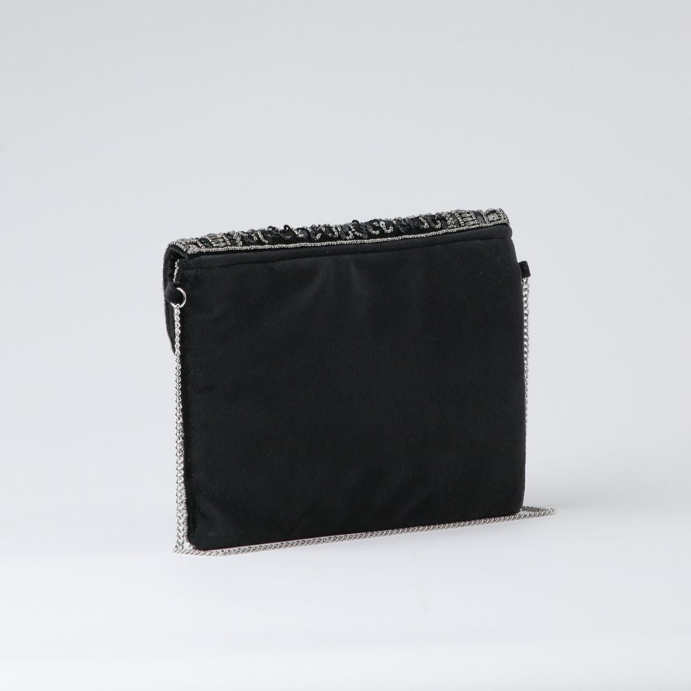 Clutch Mykonos Negro Humana