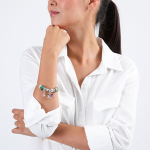 Pulsera Charm Verde Tatienne