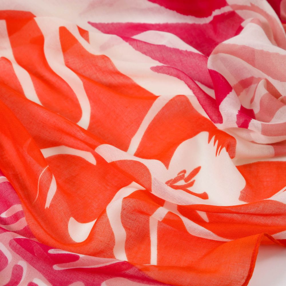 Pañuelo Estampado Girasol Rosado Humana