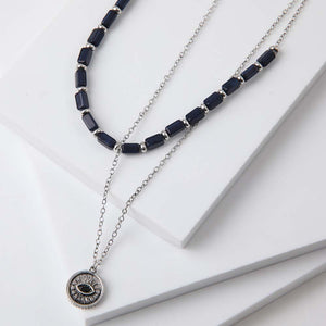Collar Corto Salamanca Azul Humana