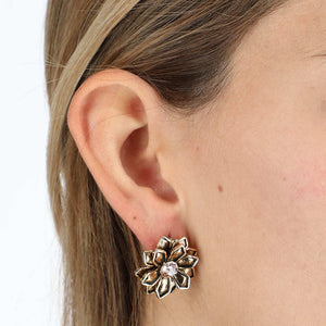 Aros Pegado Garden Dorado Humana