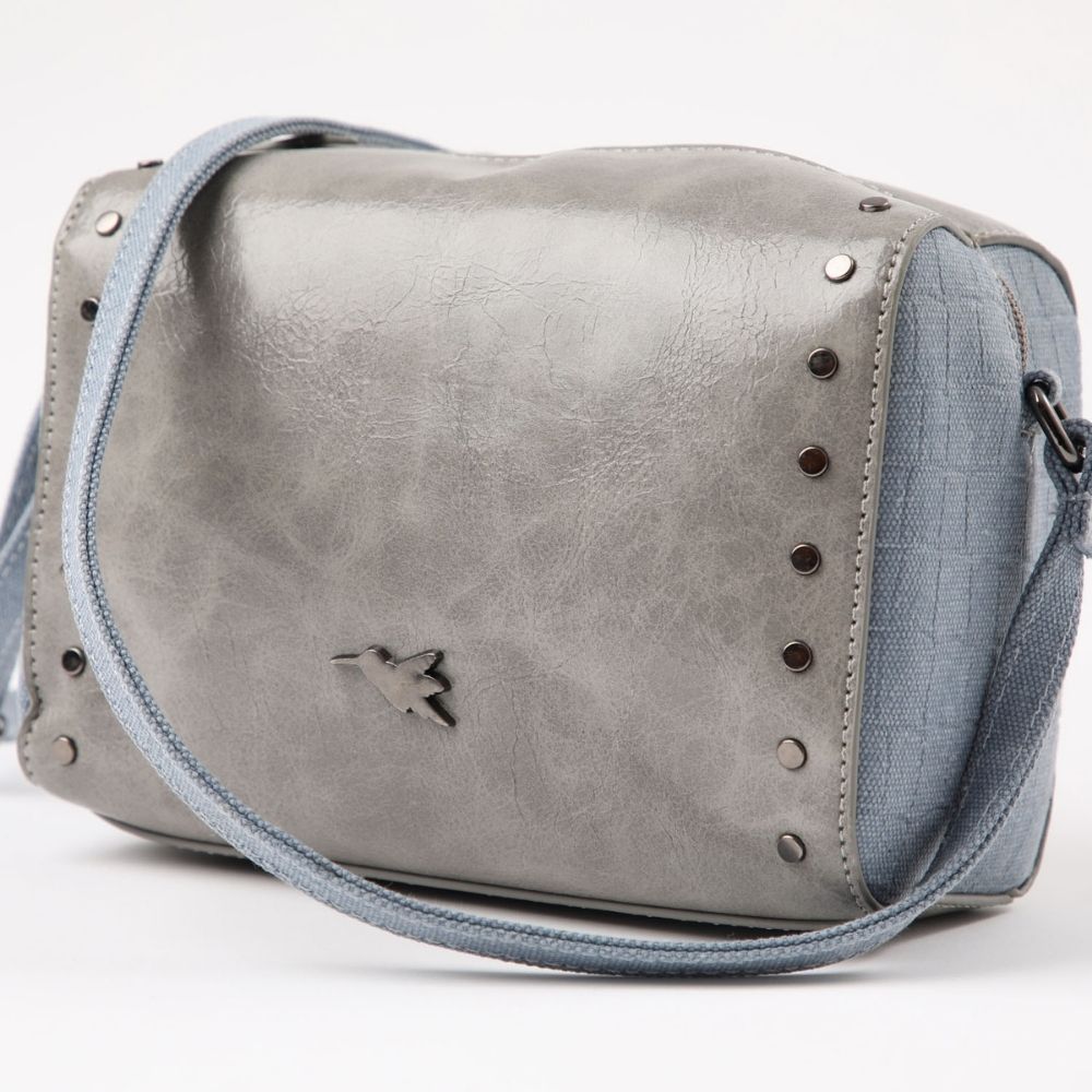 Cartera Cruzada Luna Gris Tatienne