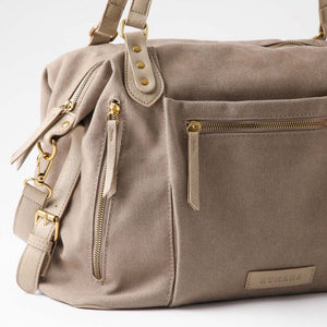 Cartera De Hombro Vittoria Canva Beige Humana