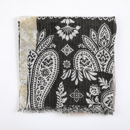Pañuelo Estampado Cannes Beige I-D
