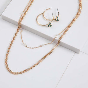 Collar + Aro Zadorra Verde Tatienne