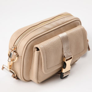 Cartera Bandolera Bignonia Ecocuero beige ID