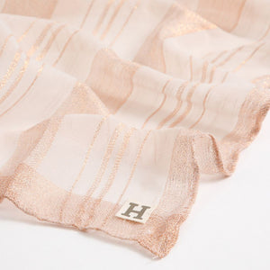 Pañuelo Liso Ian Lineas Beige Humana