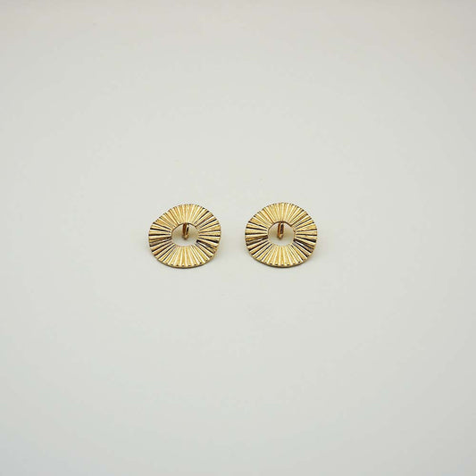 Aros Clip Sol Dorado Tatienne