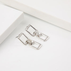 Aros Mediano Main Plateado Humana