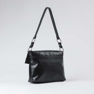 Cartera Hombro Studs Negra Humana