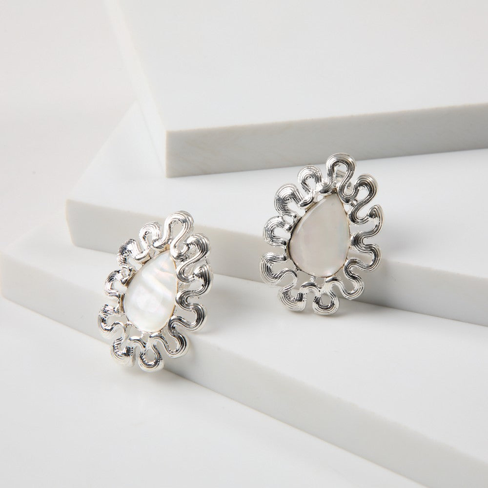 Aros Clip Roxy Plateado Tatienne