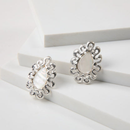 Aros Clip Roxy Plateado Tatienne