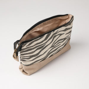 Estuche Jana Canvas Zebra Beige Humana