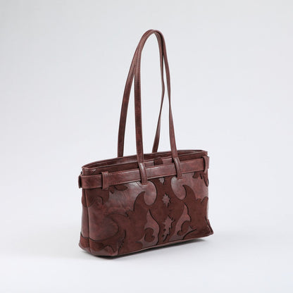 Cartera Hombro Rhania Burgundy Humana