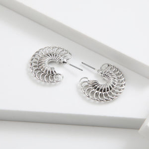 Argollas Cecilia Plateado ID