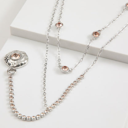 Collar Corto Roe Plateado Tatienne