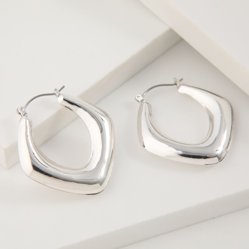 Aros Argolla Kodiak Plateado Tatienne