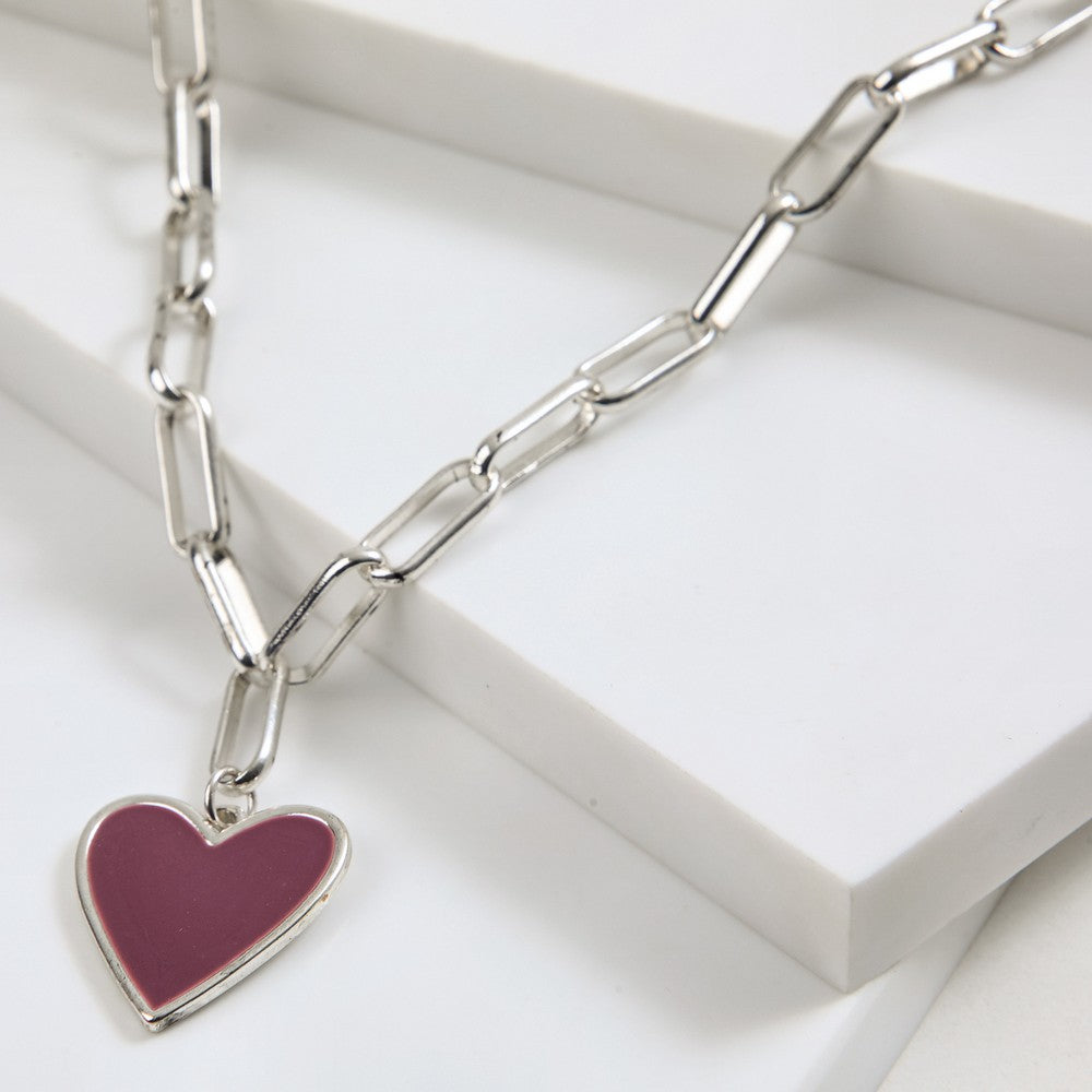 Collar Corto Mirta Plateado I-D