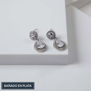 Aros Mediano Cascais Plateado Humana