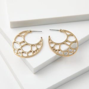 Aros Argollas Nori Dorado Tatienne