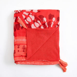 Toalla Reversible Konnos Rojo Tatienne