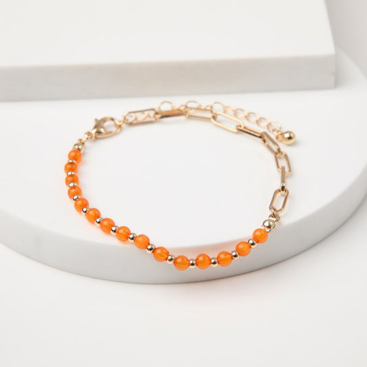 Pulsera Corto Apricot Crush 2 Dorado Tatienne