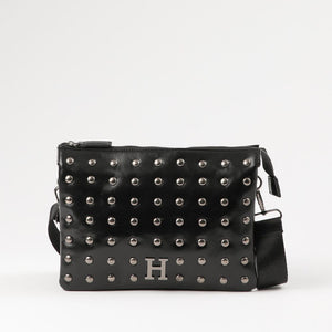 Cartera Bandolera Barbara Ecocuero con tachas Humana