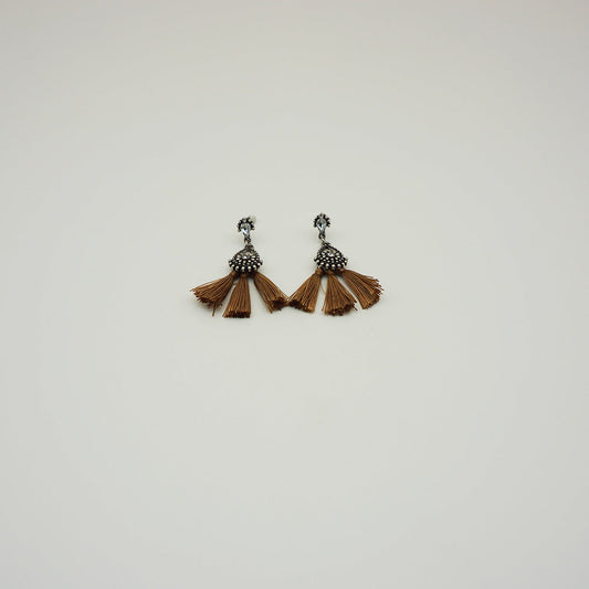 Aros Mediano Dorado Natural Mystic Tassels Tatienne
