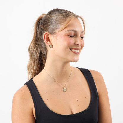 Collar Set Apricot Crush 2 Dorado Tatienne