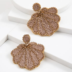 Aros Fiesta Shell Dorado Humana