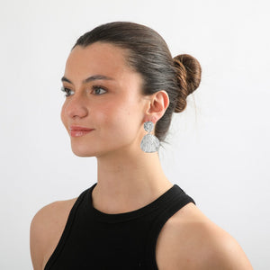Aros Medianos Karin Plateado I-D