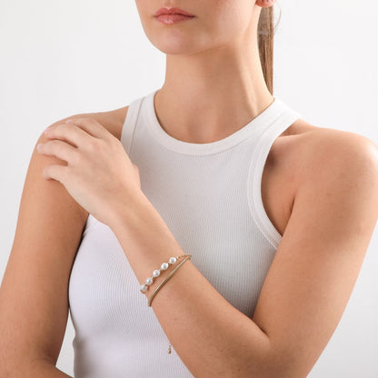 Set De Pulseras Kiara Dorado I-D
