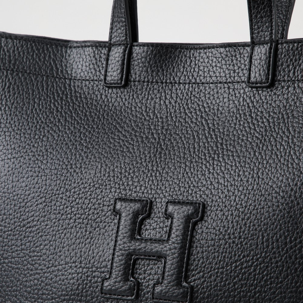 Cartera Tote Bianca Negro Humana